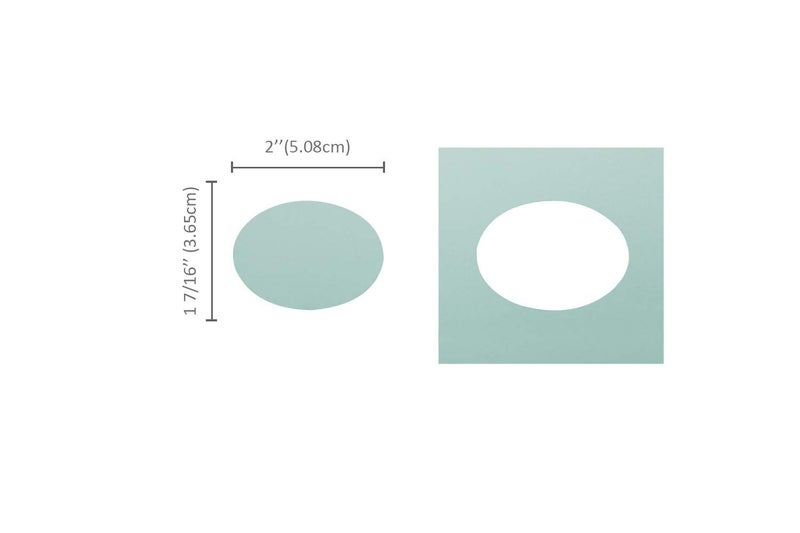 BiraBira Bira 2 inch Oval, Easter Egg Punch, Lever Action Craft Punch for Paper Crafting Scrapbooking Cards Arts (2-inch Oval) - Image 2